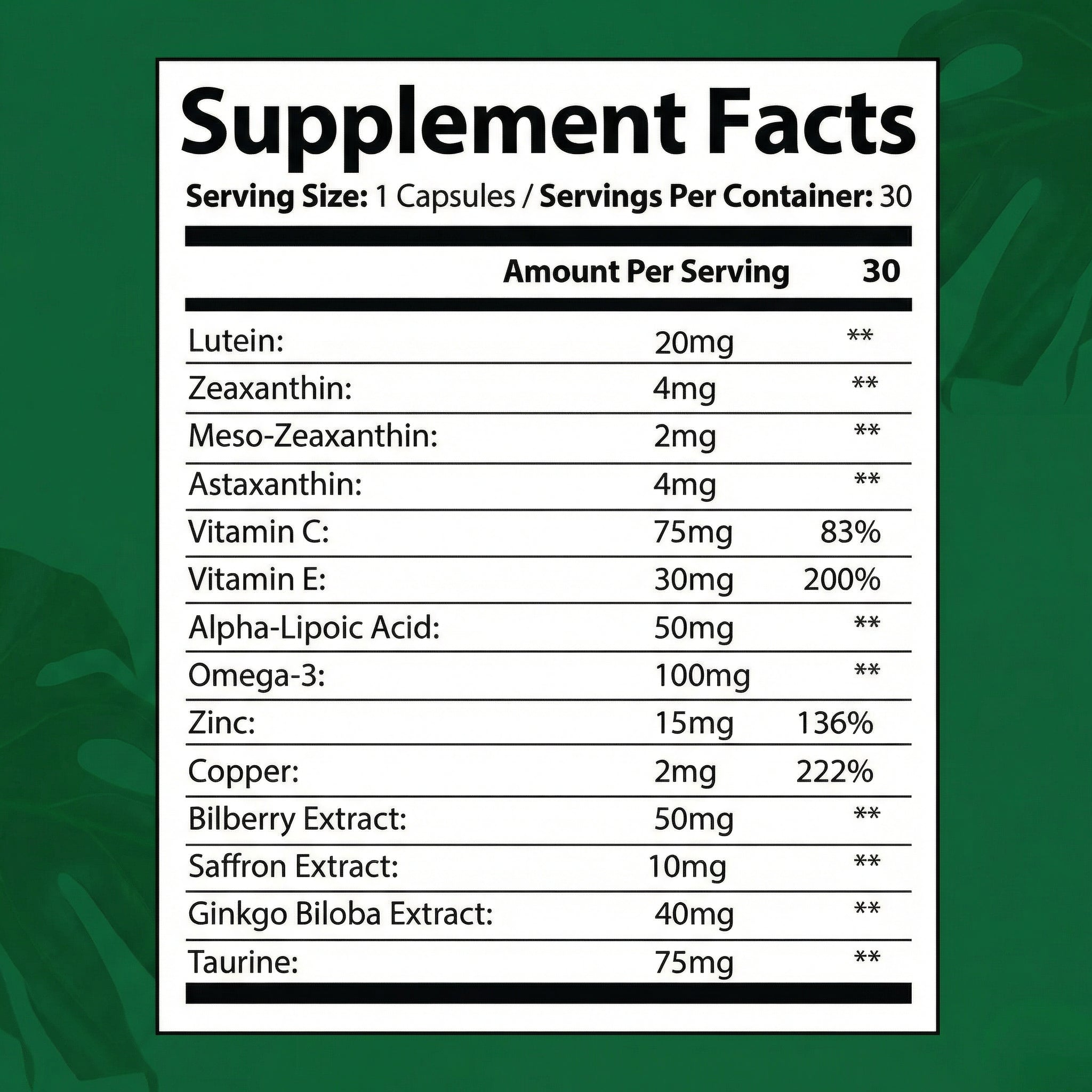 ClearSight 14-in-1 Advanced Eye Formula